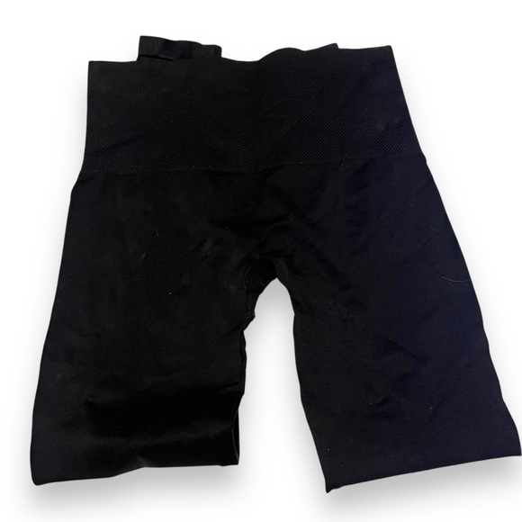 Assets Spanx Womens Small Solid Black High Waist Leggings Casual Pants Medium - Picture 5 of 6